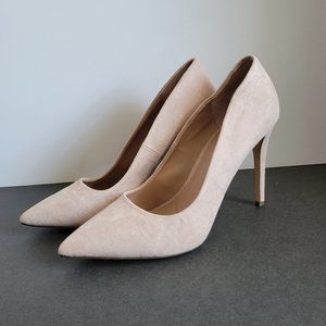 Call It Spring Faux Suede Heels